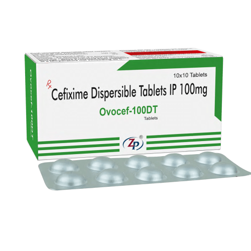 Ovocef-100 Dt Cefixime 100mg Dispersible Tablet (Alu-alu) by Zamixo Pharmaceuticals