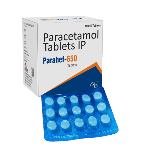 Parahef-650 Paracetamol 650 Mg by Zamixo Pharmaceuticals