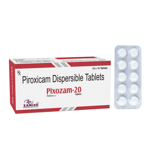 Pixozam-20 Piroxicam 20mg Dispersible Tablet by Zamixo Pharmaceuticals